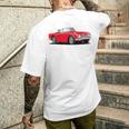 ブリティッシュクラシックスポーツカー トライアンフ Tr4 メンズTシャツ バックプリント 彼への贈り物