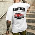 ブリティッシュクラシックスポーツカーズ 有名なラリーミニ メンズTシャツ バックプリント 彼への贈り物