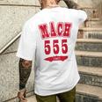 マッハgogogo カレッジデザイン メンズTシャツ バックプリント 彼への贈り物