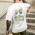 ミニオン Bello Friend Tom Kevin メンズTシャツ バックプリント 彼への贈り物