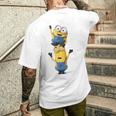ミニオン Bob&Kevincg メンズTシャツ バックプリント 彼への贈り物