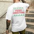 メリー・クリスマス メンズTシャツ バックプリント 彼への贈り物