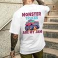 モンスタートラックアーマイジャムモンスタートラックキッズ メンズTシャツ バックプリント 彼への贈り物