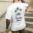 モーリシャス島 旅行 バケーション モーリシャス ドードー 鳥 メンズTシャツ バックプリント 彼への贈り物
