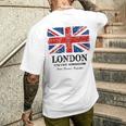 ユニオンジャック 英国の国旗 グレートブリテン ロンドン Union Jack メンズTシャツ バックプリント 彼への贈り物