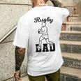 メンズ ラグビー お父さん ラグビーコーチ サッカー 父の日 メンズTシャツ バックプリント 彼への贈り物