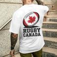 ラグビー カナダ ファン メープルリーフ スポーツ メンズ カナダ国旗 レディース メンズTシャツ バックプリント 彼への贈り物