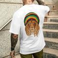 ラスタライオン ジャマイカ ラスタファリ カラーギフト レゲエ愛好家に メンズTシャツ バックプリント 彼への贈り物