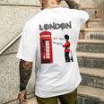 ロンドン・バンクシー・ゴッド・セーブ・ザ・クイーン メンズTシャツ バックプリント 彼への贈り物
