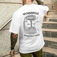 ワームホール アインシュタイン-ローゼンブリッジ ブラックホール ハイパースペース物理学 メンズTシャツ バックプリント 彼への贈り物