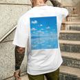 世界一美しい鏡張りの風景 メンズTシャツ バックプリント 彼への贈り物