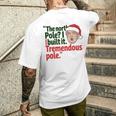 北極I Build It Tremendous Pole 面白い トランプ クリスマス 長袖tシャツ メンズTシャツ バックプリント 彼への贈り物