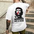 反チェ・ゲバラ・キューバ共産主義者 メンズTシャツ バックプリント 彼への贈り物