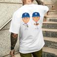 大谷山本 ロサンゼルス野球デュオ Mlbpa メンズTシャツ バックプリント 彼への贈り物