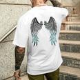 天使の羽 バックプリント メンズTシャツ バックプリント 彼への贈り物