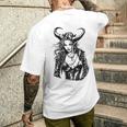 悪魔の女 メンズTシャツ バックプリント 彼への贈り物