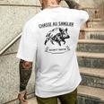 情熱と伝統の猪狩猟 メンズTシャツ バックプリント 彼への贈り物