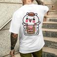 愛しすぎて大好きすぎる。ペアデザイン にゃんこジャム メンズTシャツ バックプリント 彼への贈り物
