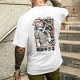 日本のアニメ漫画とカワイイ美学 長袖tシャツ メンズTシャツ バックプリント 彼への贈り物