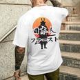 日本人ファースト メンズTシャツ バックプリント 彼への贈り物
