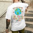 気候変動は本当の地球を救う地球の日 メンズTシャツ バックプリント 彼への贈り物