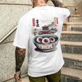 浮世絵ジャパン オカルトホラー ハロウィン 妖怪ラーメン エステ メンズTシャツ バックプリント 彼への贈り物