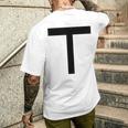 白い体操服 【T、Tt、Ttttー！】Tt兄弟 Ttブラザー メンズTシャツ バックプリント 彼への贈り物