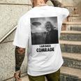 私は戻ってきた同志、共産主義者、カール・マルクス メンズTシャツ バックプリント 彼への贈り物