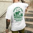 米国国立公園レジストサービス メンズTシャツ バックプリント 彼への贈り物
