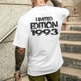 限定版 1993 誕生日 1993年 1993年生まれ メンズTシャツ バックプリント 彼への贈り物
