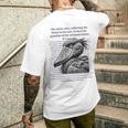 静かなる統治者 – ハシビロコウと湿地の守護 長袖tシャツ メンズTシャツ バックプリント 彼への贈り物
