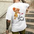 面白いテディベア スラムダンク テディベア バスケットボール メンズTシャツ バックプリント 彼への贈り物