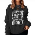 Dad Mom I Survived Nage Daughter Survivor Women Sweatshirt