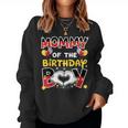 Dad And Mom Mommy Of The Birthday Boy Family Party Decor Women Sweatshirt