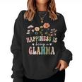 Happiness Is Being A Glamma Floral Glamma Mother's Day Women Sweatshirt