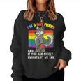 I'm A Gay Furry Pride Month Gay Lgbtq Rainbow Fox Furry Women Sweatshirt