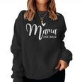 Mama Heart Est2022 Cute Pregnancy New Moms & Mothers-To-Be Women Sweatshirt