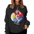 Pinay Girl フィリピン 強い フィリピン国旗 フィリピンプライド レディーススウェットシャツ