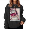 Pinup Girls 「バルーン付きセクシー赤毛ピンナップ1」 レディーススウェットシャツ