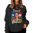 Puerto Rican Girls Boricua Puerto Rico Heritage Messy Bun Women Sweatshirt Puerto Rican Girls Boricua Puerto Rico Heritage Messy Bun Women Sweatshirt