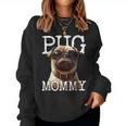Pug Mommyパグ・マミー パグ・マム 犬のママ 母の日 パグ・ママ レディーススウェットシャツ