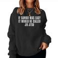 Siambo Fuera Fácile Llamaría Camisa Jiu Jitsu Sudadera Mujer
