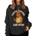 Tariffed Your Mom Tariff Daddy Trump Meme Women Sweatshirt