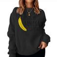 This Is My Banana Costume これが私のバナナの衣装 レディーススウェットシャツ