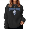 スパイダー・ガールpider Girl 青 レディーススウェットシャツ