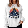 Bassquatch – Groovyasquatch Djデザイン 音楽愛好家向け レディーススウェットシャツ