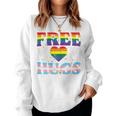 Gay Pride Month Free Mom Hugs Lgbtq Ally Trans Women Women Sweatshirt