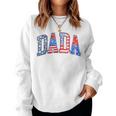 Mama Dada 4Th Of July American Family Matching Mom Dad Women Sweatshirt