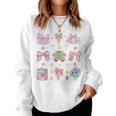 School Pencils And Bows Teacher Bow Coquette Pencil Girls Women Sweatshirt School Pencils And Bows Teacher Bow Coquette Pencil Girls Women Sweatshirt