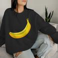 Bananaeganegetarian Merch レディーススウェットシャツ 彼女への贈り物